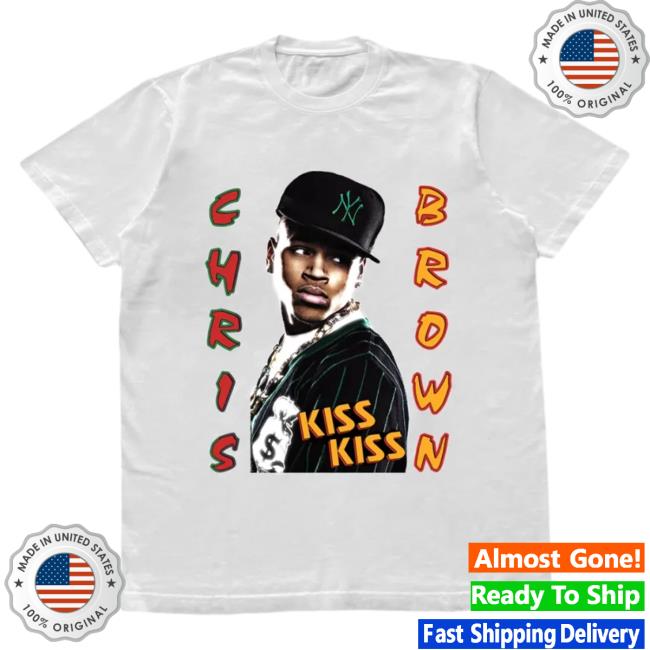 Official Chris Brown Merch Store Shop ChrisBrown Kiss Kiss Lovey Dovey Ss Tee White