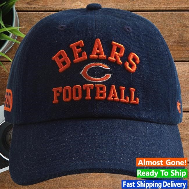 Official Abercrombie And Fitch Apparel Clothing Merch Chicago Bears '47 Clean-Up Cap Abercrombiefitch Store Shop
