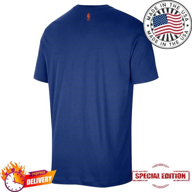 Official Madison Square Garden Shop New York Knicks Nike Knicks Essentials Relaxed Royal Hot Shirt MSG Shop