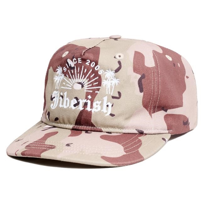 Official Jiberish Clothing Jiberish La Vida Más Fina 5-Panel Desert Camo Hat