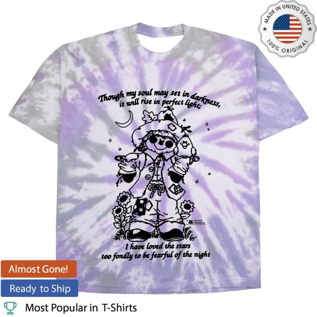 Official Online Ceramics Shop I Have Loved the Stars Tie Dye Popover Shirt