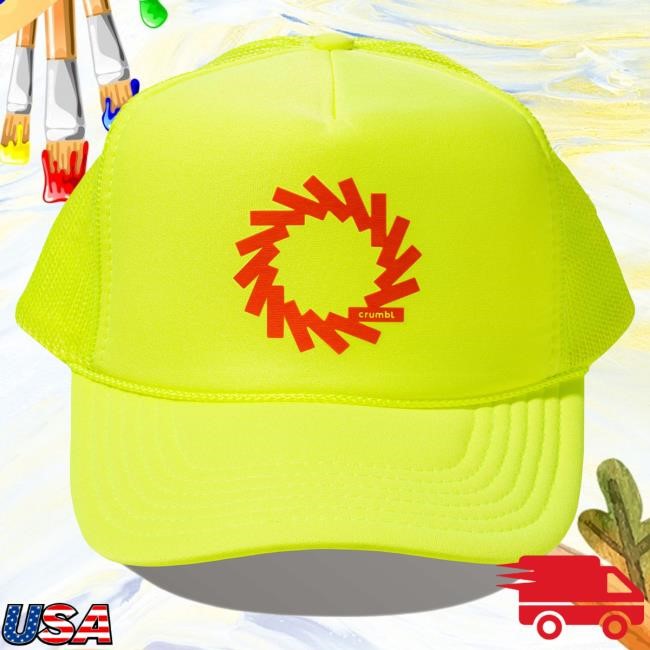Official Merch Crumbl Yellow Sunbeam Trucker Cap