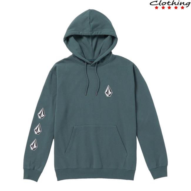 Volcom Stone Clothing Shop Store Iconic Stone Sweatshirts Dark Slate
