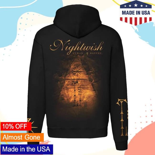 Official Backstage Rock Shop Nightwish Human. :||: Nature., Zip, Popover Hoodie