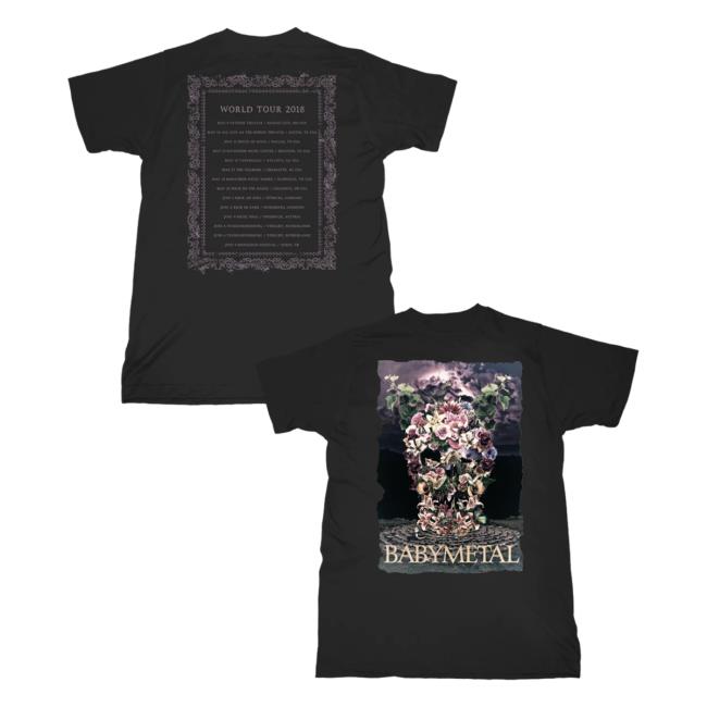 Official Baby Metal Merch Store BabyMetal Death Garden Tour Tshirt Baby Metal Apparel Clothing Shop