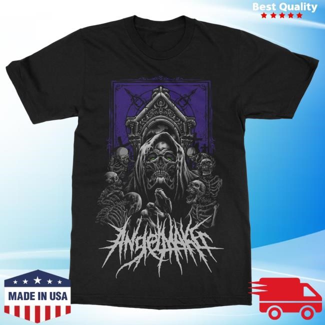 Official Indie Merch Store Shop AngelMaker Crypt Skeleton Attractive Shirt IndieMerchStore