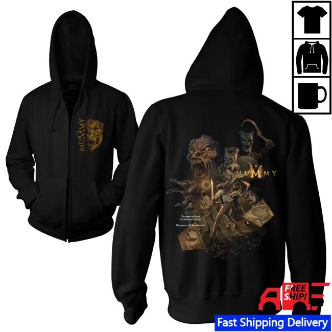Official Cavity Colors Merch Store Shop The Mummy (1999) - Zip-Up Hood CavityColors