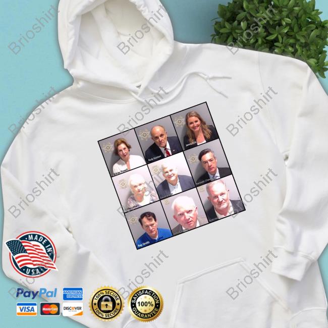 Official Trump Lackey Mugshot T Shirts Fulton County Jail Sidney Powell Rudy Giuliani Jenna Ellis