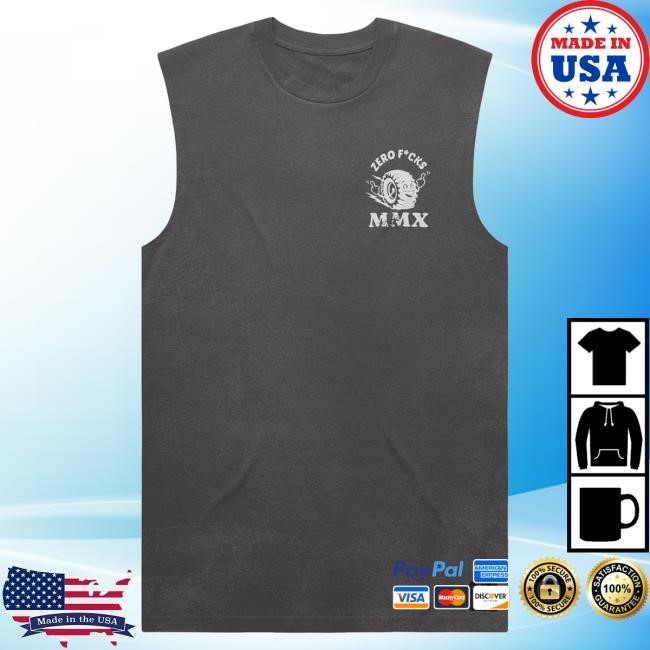 Official Monstermax Merch Store Monstermax Zero Fucks Black Tank Attractive Shirt