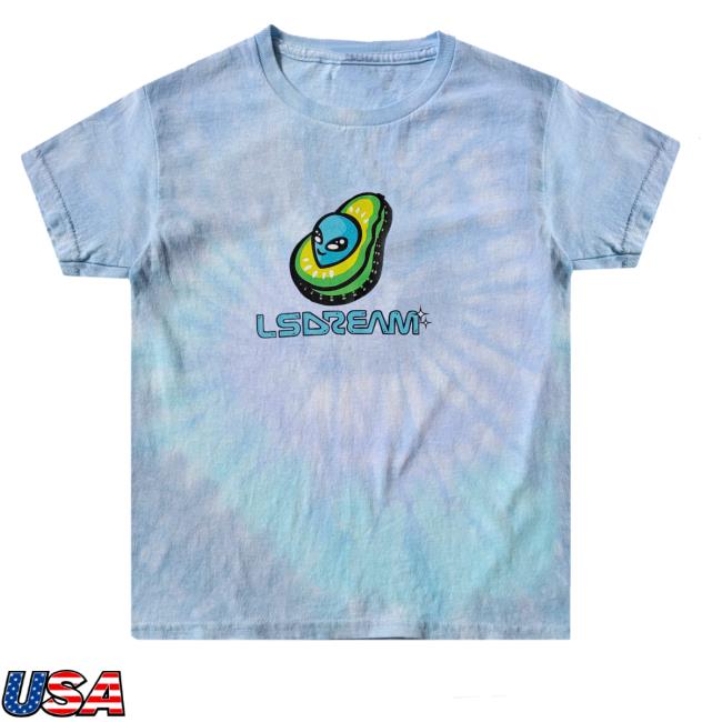 LSDREAM Merch Avocado Tie Dye Shirts