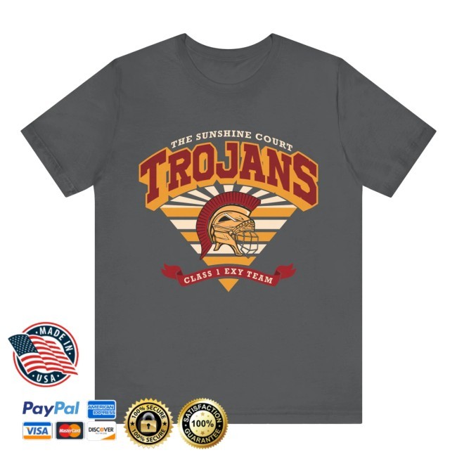 Official Trojans Sunshine Court Tee - Printify