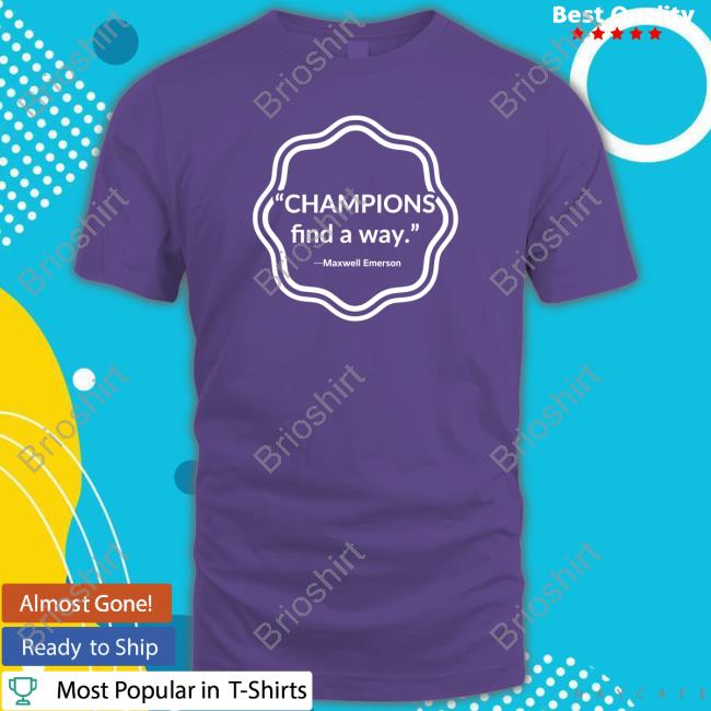 Official Oldham County Champions Find A Way Maxwell Emerson Shirt