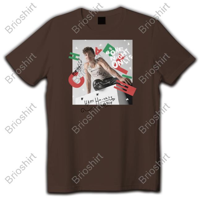 Charlie Puth Merch Happy Holidays Charlie Tee Shirt Charlieputh
