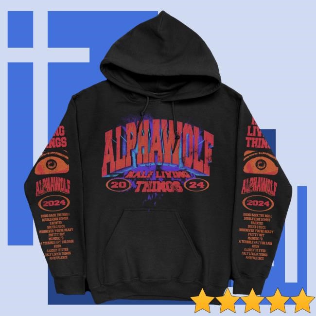 Official Alpha Wolf Merch Store Half Living Things- LS Hoodie — Alpha Wolf