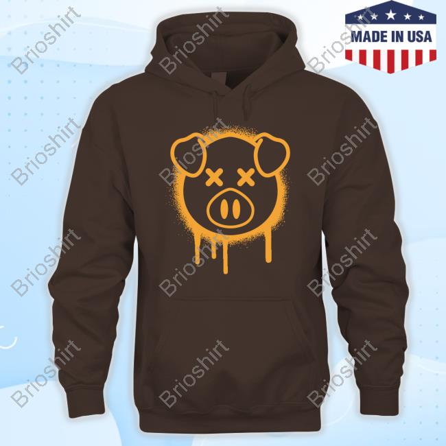 Official Shane Dawson Spray Paint Pig Brown T-Shirt