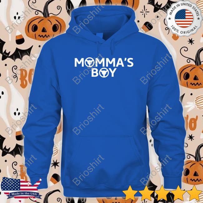 Brett Griffin Wearing Momma’S Boy T Shirt