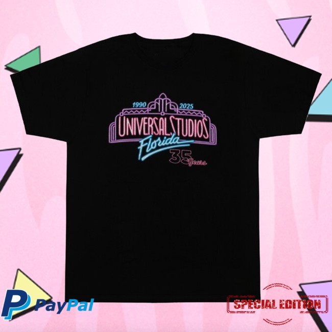 Universal Studios Florida 35Th Anniversary Tee Shirt - Universa Lorlando