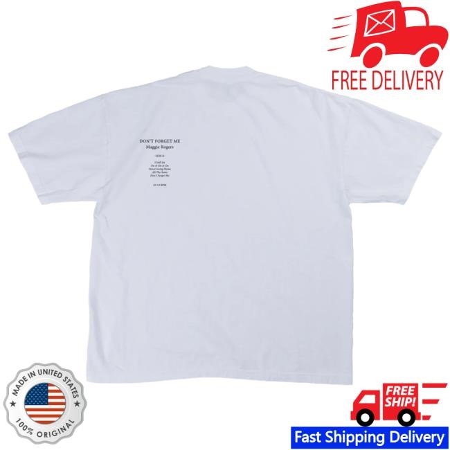 Maggie Rogers Merch 33 1/3 RPM Tee Shirt Maggie Rogers Shop