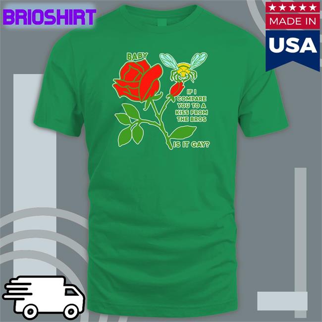 Goodshirts Merch Baby If I Compare You To A Kiss From The Bros Is It Gay Sweatshirt Shirts That Go Hard