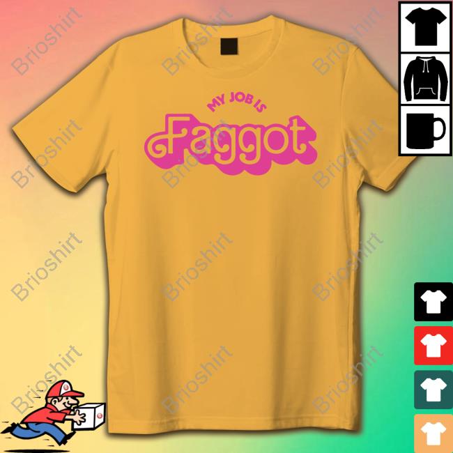 Pander Shirts My Job Is Faggot Long Sleeve Tee