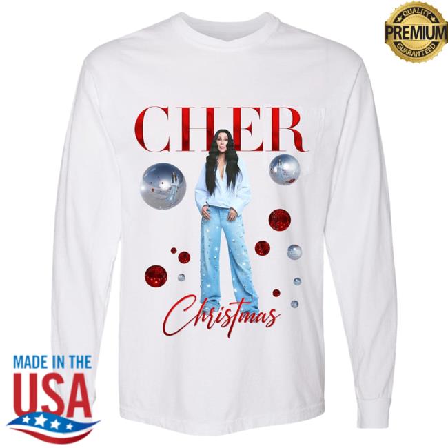 Official Merch Bar Cher Christmas Long Sleeve Shirt New MerchBar