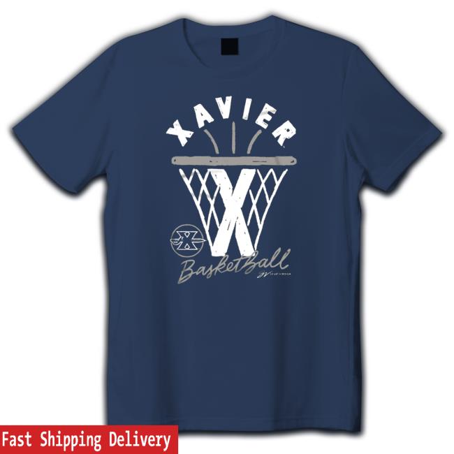 Official XAVIER BASKETBALL NET Shirt