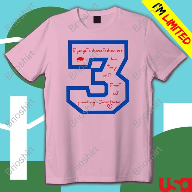 Josh Allen Damar Hamlin 3 Shirt