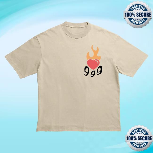 Official 999 Club Merch Copy Of Skull Puff Print Crewneck Sweatshirt Tan 999Club Clothing