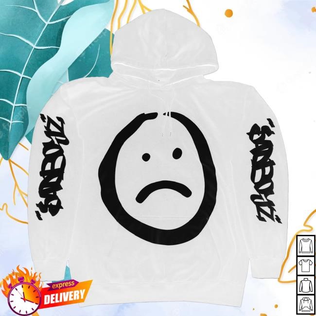 Official Sad Boyz Merch Store Sad Boyz Popover Sweatshirt - Black