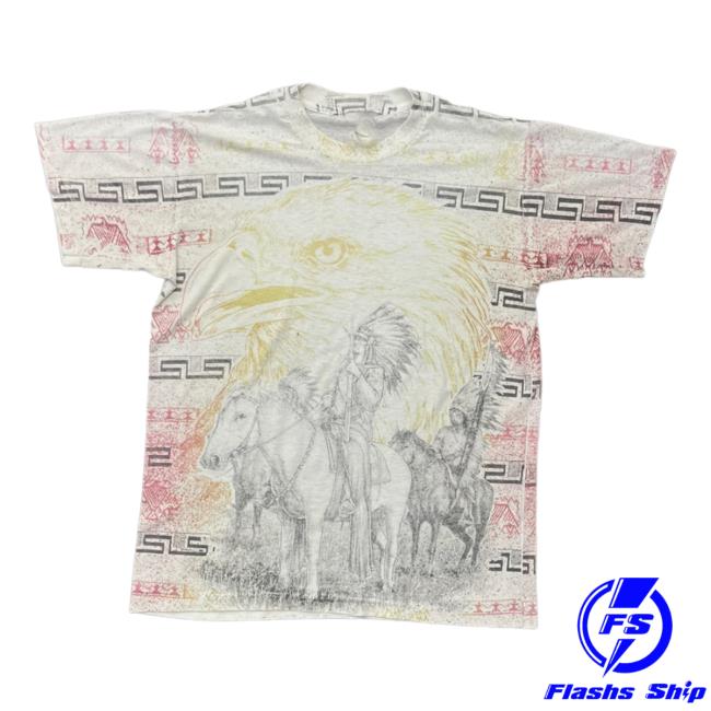 Official Thentwrk Vintage Native Art AOP Shirt New 3D All Over Print