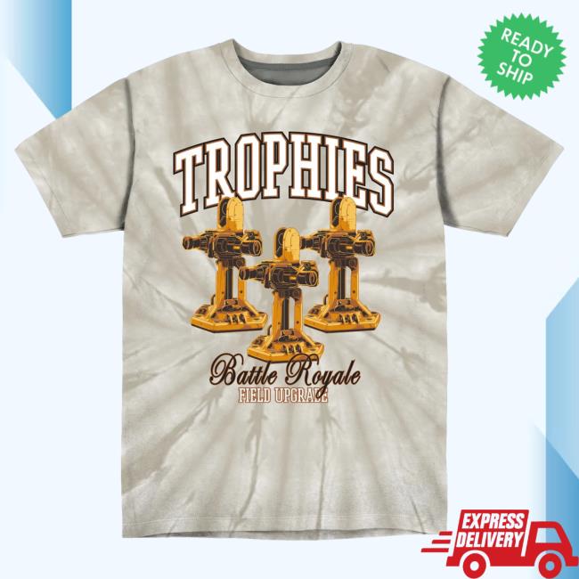 Call Of Duty Grey Tie-Dye Trophies Battle Royale Field Upgrade Hot Shirt