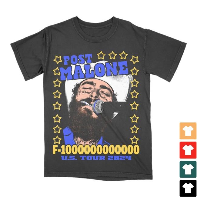 F-1 Trillion Tour Star Short Sleeve Shirt - Post Malone | Official Shop
