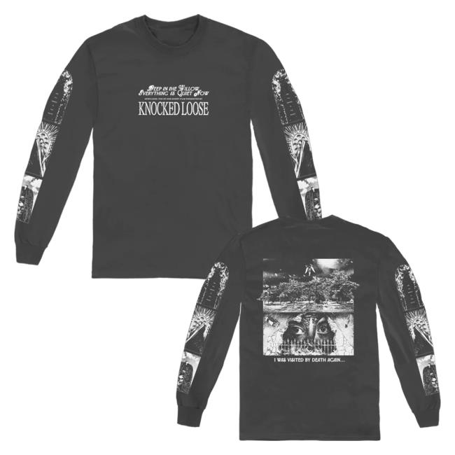 Official Knocked Loose Merch Store Knocked Loose Death Against Us Long Sleeve Shirt New