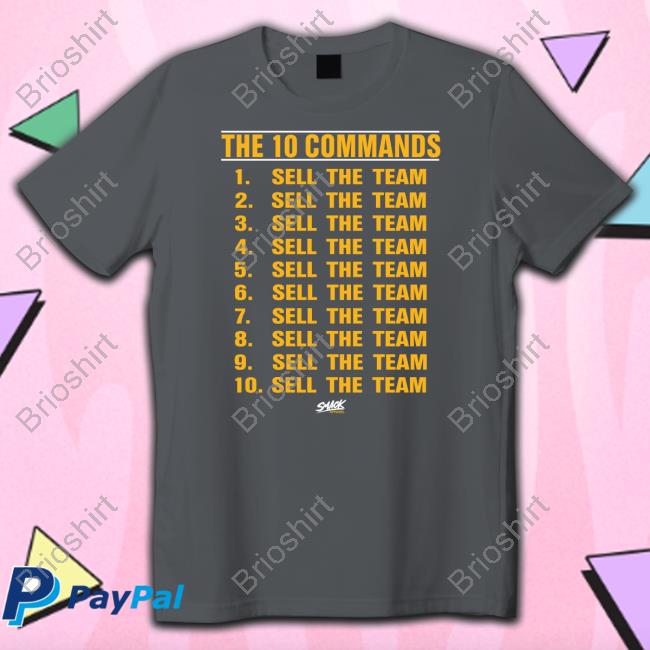 Smack Apparel Merch The 10 Commands Sell The Team Sweatshirt Pete Hailey