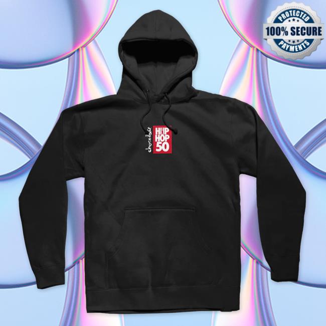 Official Interscope Records Chocolate X Interscope Logo Pullover Hoodie
