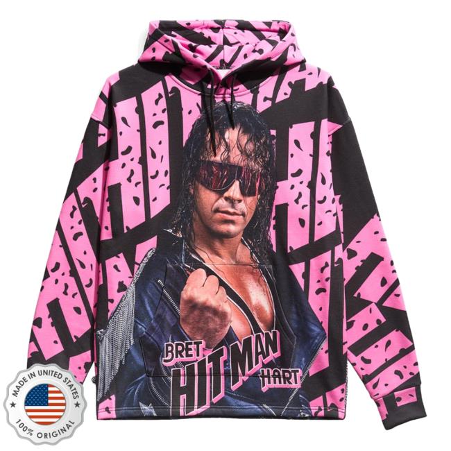 Official Chalk Line Clothing Bret Hart Big Face AOP Shirt 2023 3D Chalk-Line All Over Print