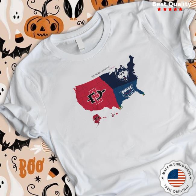 2023 Ncaa Final Four Maps 4 Team T-Shirt