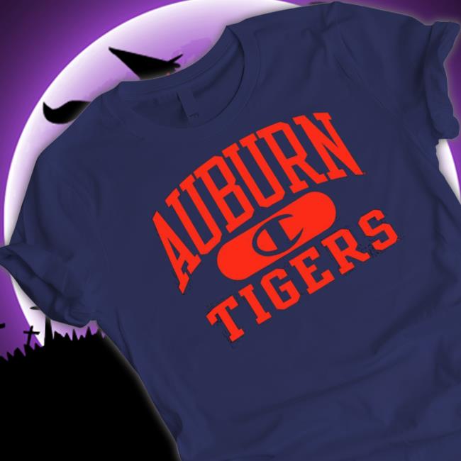 Champion Auburn Tigers Arch Pill T Shirt