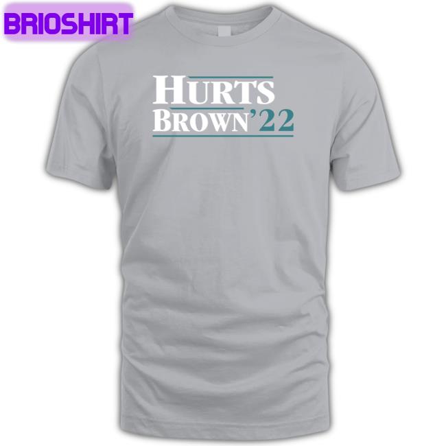 Hurts Brown 22 T Shirt Pamela Hurts Jalen Hurts A.J. Brown