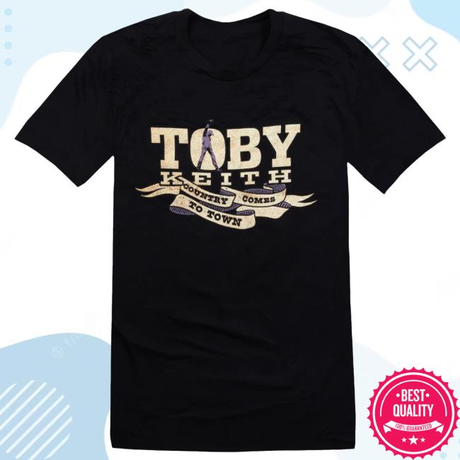 Official Toby Keith Merch Store Country Comes To Town Tee Shirt
