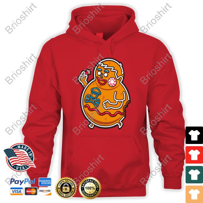 Official Johnny Cupcakes Merch Jc Vault Gingerbread Big Kid Red T Shirts