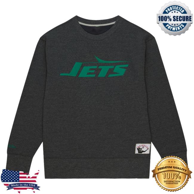 Mitchell And Ness Clothing Store Shop Playoff Win 2.0 Hoodies Vintage New York Jets New Release Mitchellandness Merch