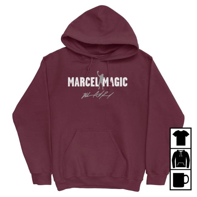 Official Nil Store Merch Shop Exclusive Release: Marcel Reed Signature Maroon Hot Shirt