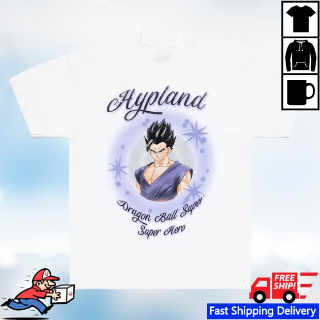 Official Hypland Clothing Merch Store Hypland Db Super Gohan Air Brush Attractive Shirt (White)