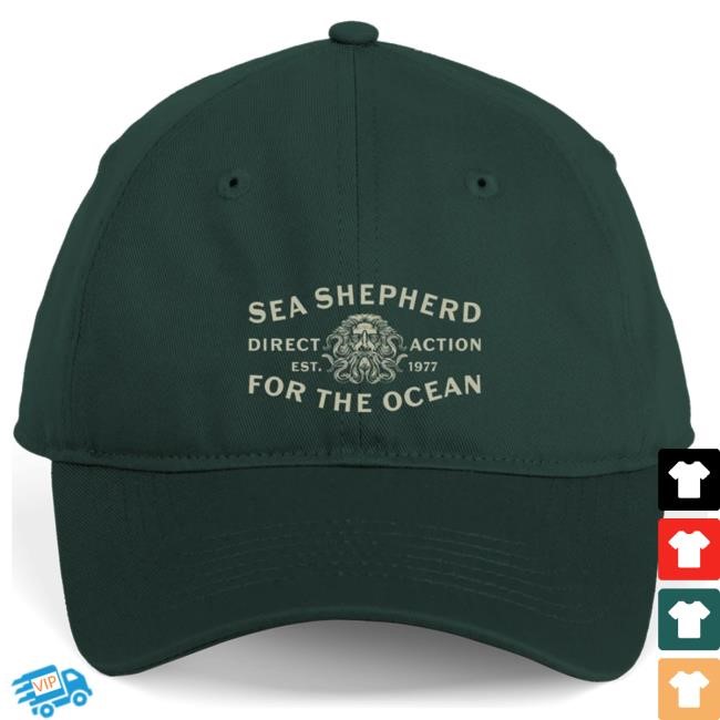 Official Sea Shepherd Store Direct Action Printed Cap