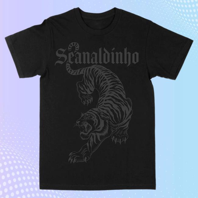 Official Death Wish Store Quiet Panic Distro Seanaldinho "Tiger" Black Shirt New Deathwish Inc