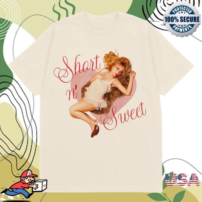 Short n' Sweet Heart T Shirt - Sabrina Carpenter Official Store