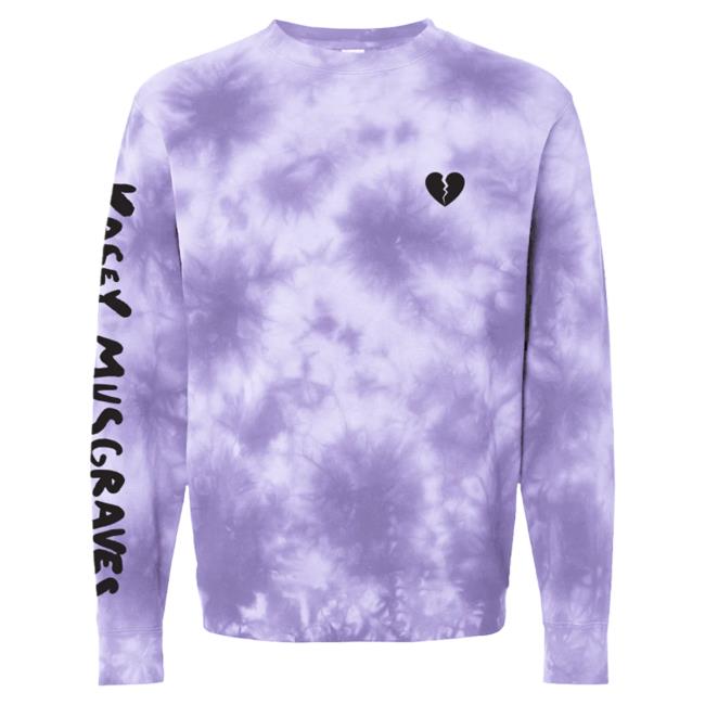 Official Kacey Musgraves Star-Crossed: Unveiled Tie-Dyed Tour Long Sleeve T Shirt