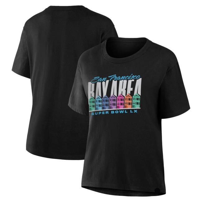 Graphic Building Row NFL Super Bowl LX Women Fanatics T-Shirt