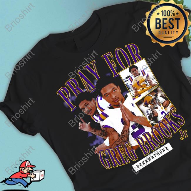Official Dreamathon Merch Pray For Greg Brooks Jr Dreams Shirt